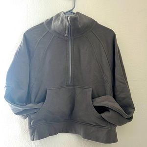 Lululemon oversized Scuba half zip funnel neck